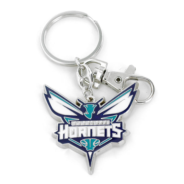 HORNETS TEAM LOGO HEAVYWEIGHT KEYCHAIN