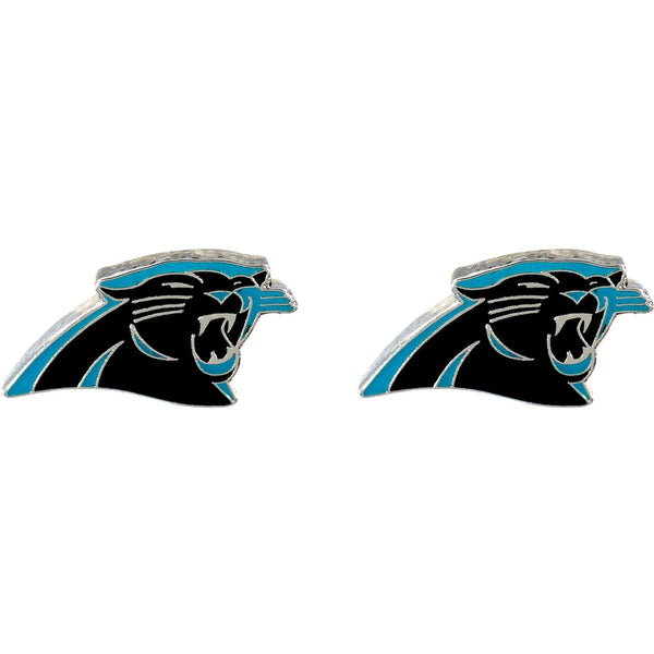 PANTHERS LOGO POST EARRINGS
