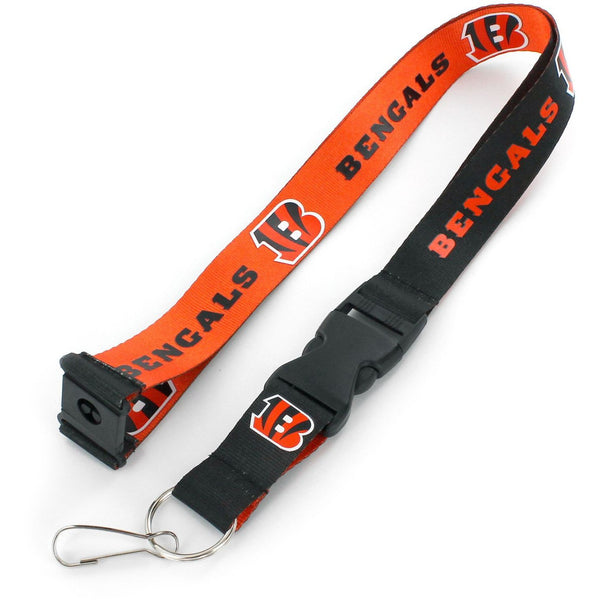 BENGALS (ORANGE / BLACK) REVERSIBLE LANYARD