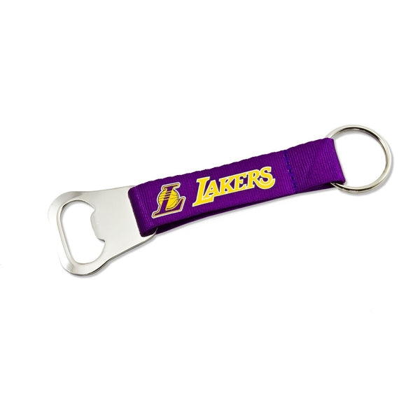 LAKERS BOTTLE OPENER LANYARD KEYCHAIN