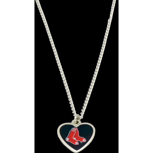 RED SOX HEART PENDANT