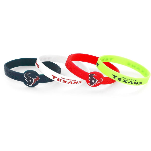 TEXANS SILICONE BRACELET (4-PACK)