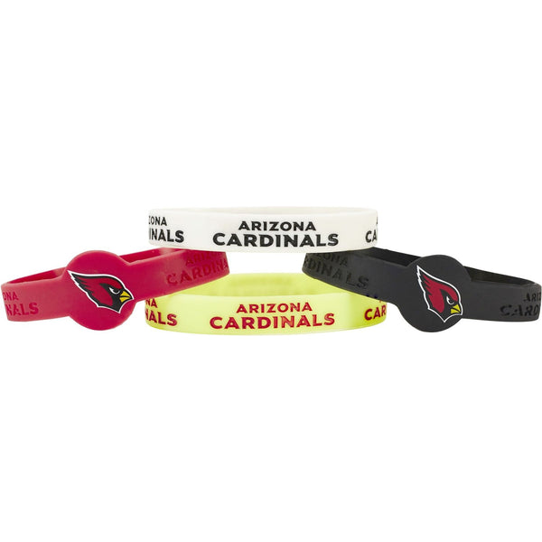 CARDINALS SILICONE BRACELETS (4-PACK)
