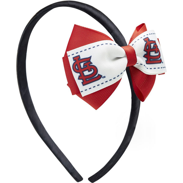 CARDINALS 2-TONE BOW HEADBAND