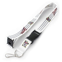 TWINS (STRIPED WHITE/NAVY) 2010 COOPERSTOWN LANYARD