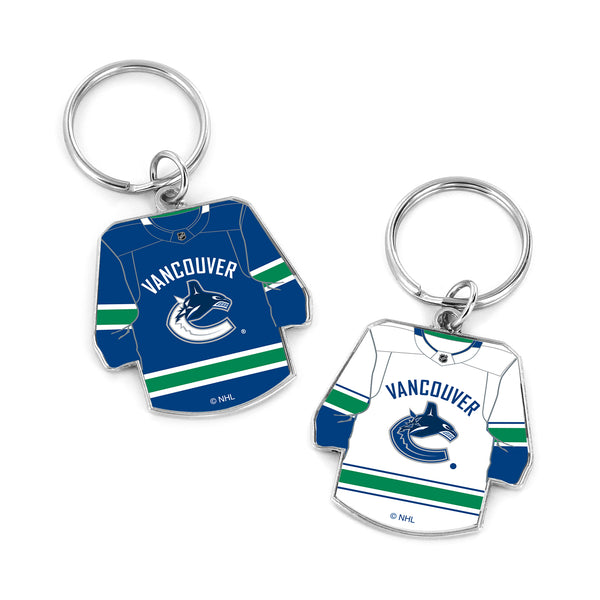 CANUCKS HOME/AWAY REVERSIBLE JERSY KEYCHAIN